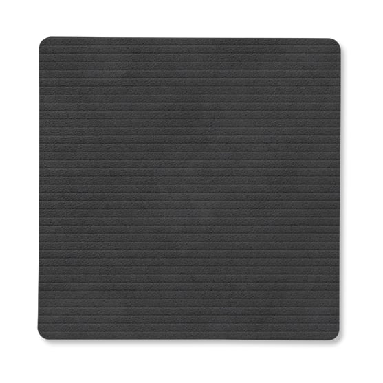 LIND DNA Corduroy coaster square Black