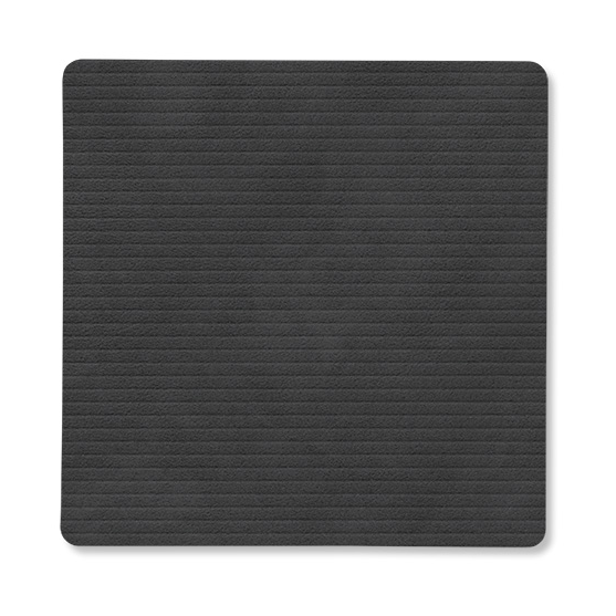LIND DNA Corduroy coaster square Black