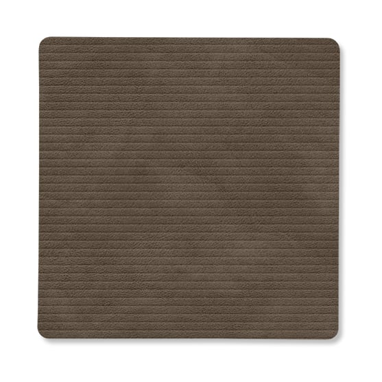 LIND DNA Corduroy coaster square Caviar