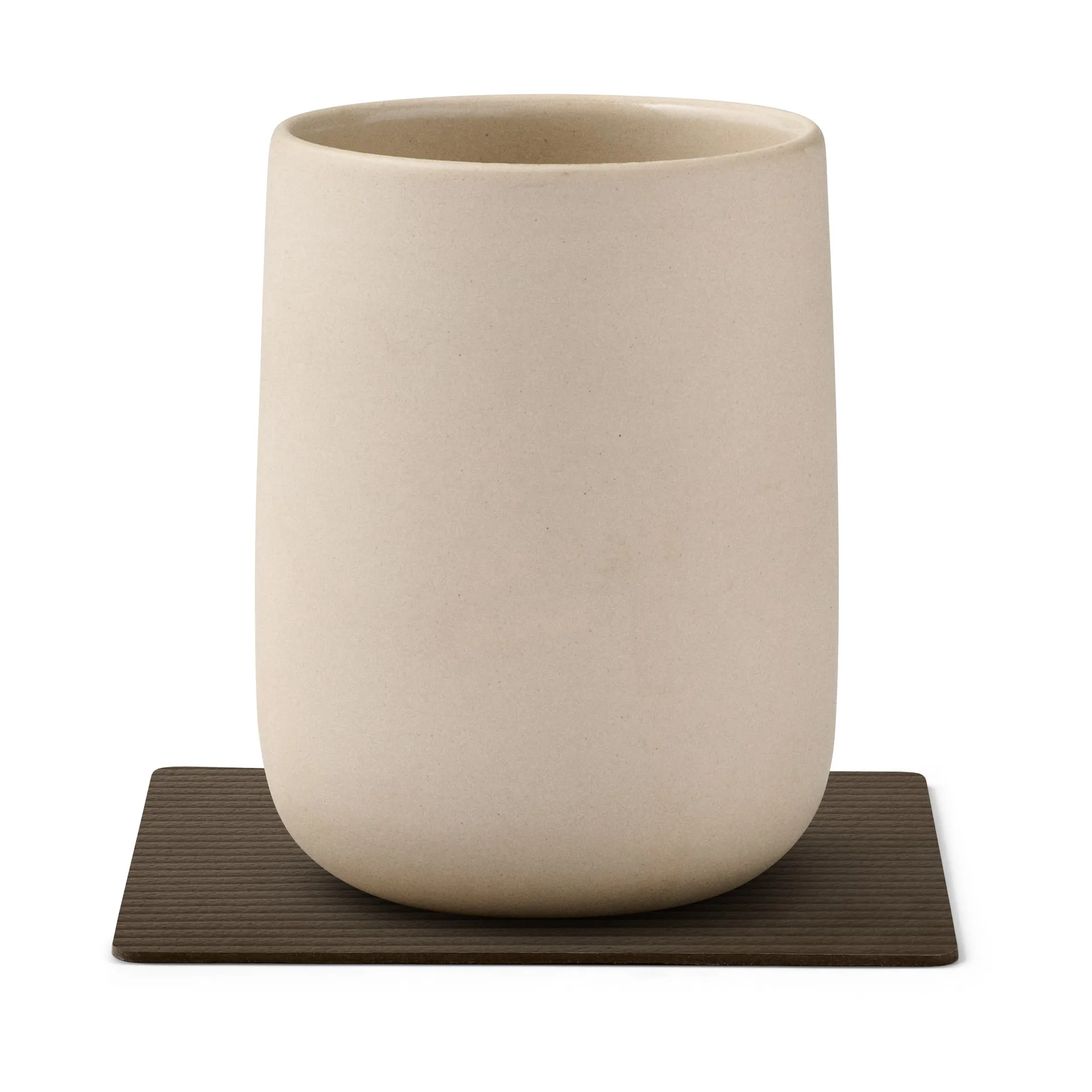 Corduroy coaster square, Caviar LIND DNA