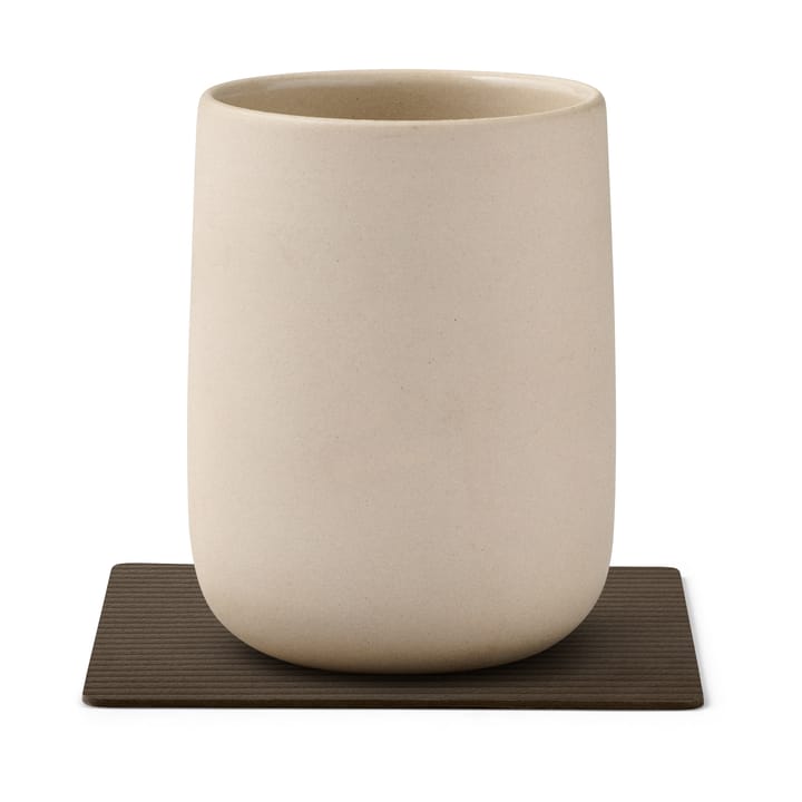 Corduroy coaster square, Caviar LIND DNA