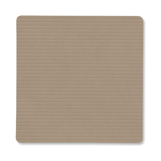 Corduroy coaster square - Clay Brown - LIND DNA