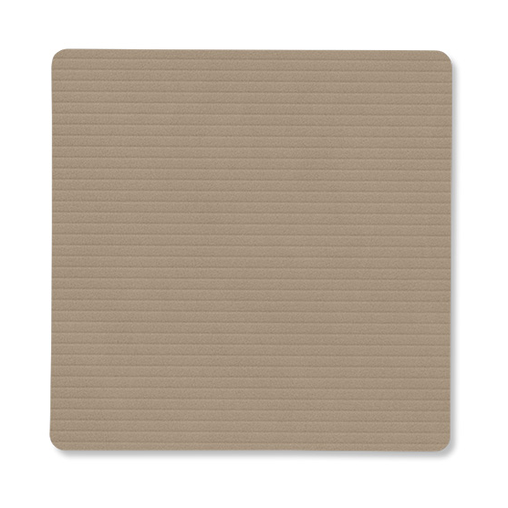 LIND DNA Corduroy coaster square Clay Brown