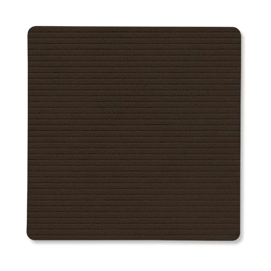LIND DNA Corduroy coaster square Hazel | Scandinavian Design | Coasters | Brown