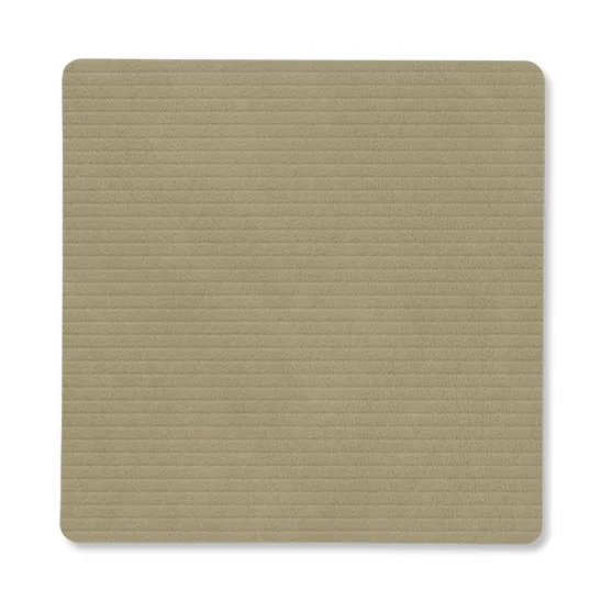 LIND DNA Corduroy coaster square Herbal Dust | Scandinavian Design | Coasters | Green