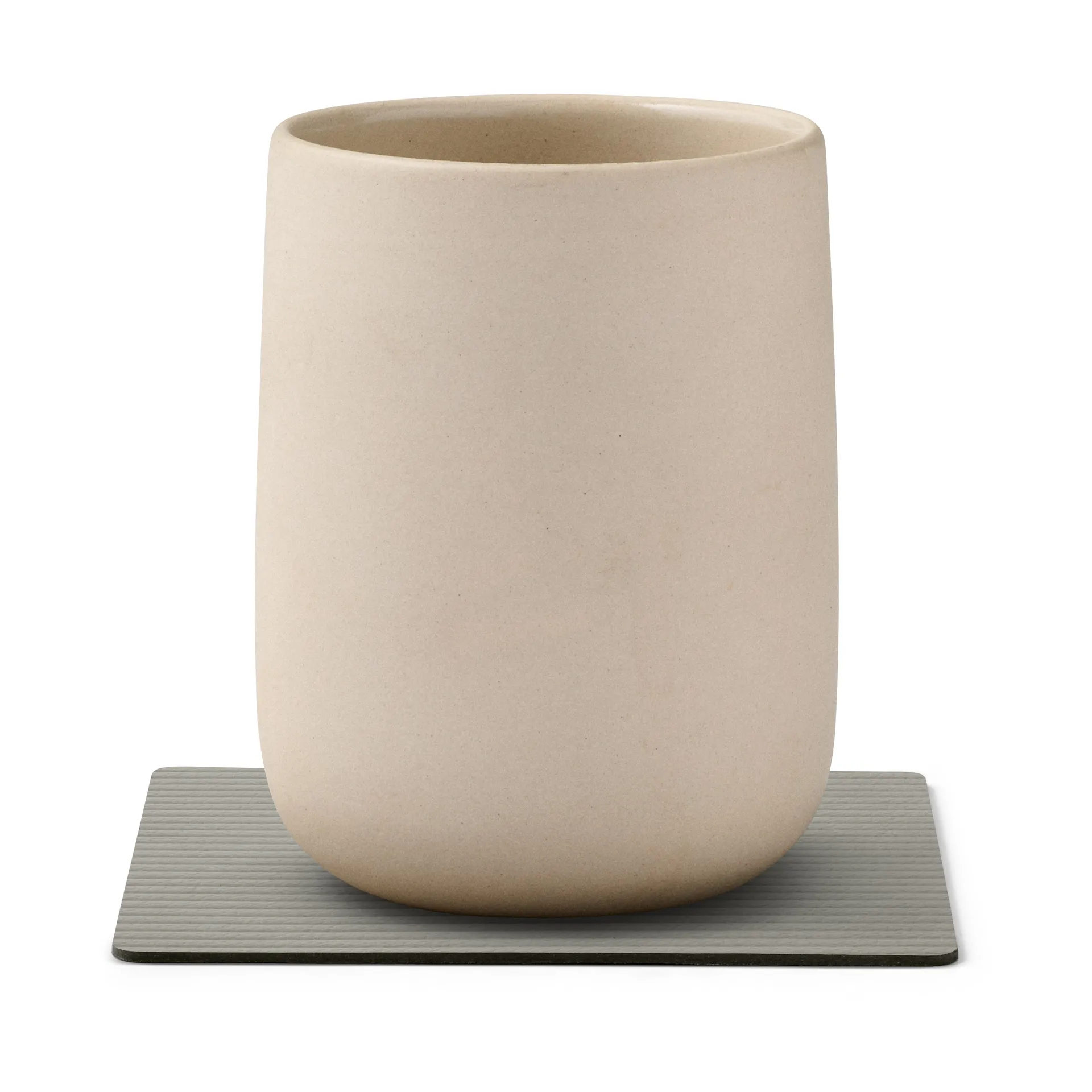 Corduroy coaster square, Light Grey LIND DNA