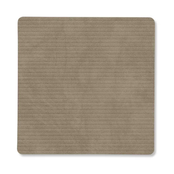 LIND DNA Corduroy coaster square Nomad Grey | Scandinavian Design | Coasters | Grey