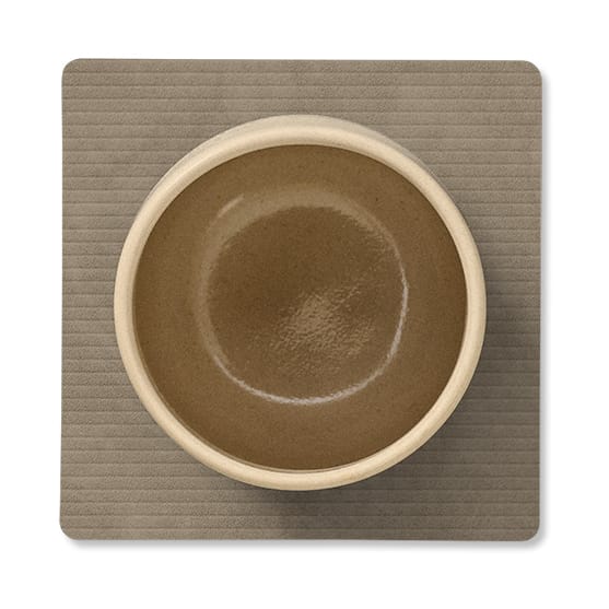 Corduroy coaster square, Nomad Grey LIND DNA