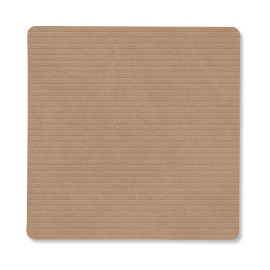 LIND DNA Corduroy coaster square Nougat | Scandinavian Design | Coasters | Brown