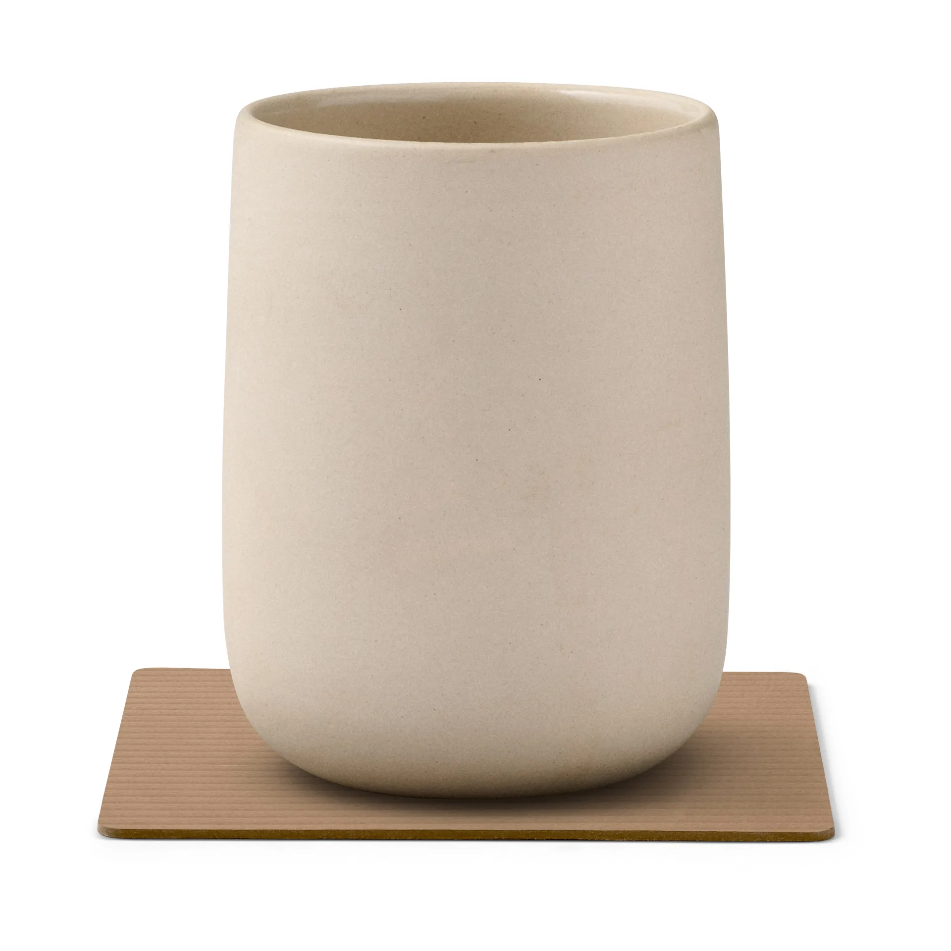 Corduroy coaster square, Nougat LIND DNA