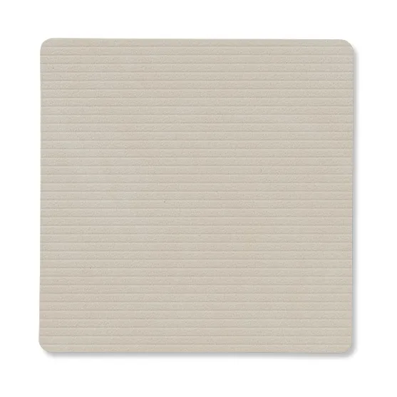 LIND DNA Corduroy coaster square Oyster White | Scandinavian Design | Coasters | Grey