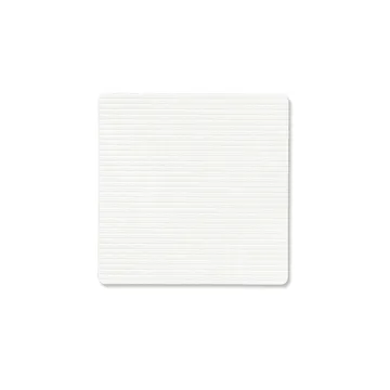 Corduroy coaster square - Pure white - LIND DNA