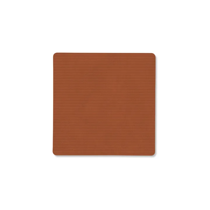 Corduroy coaster square - Rust - LIND DNA