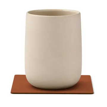 Corduroy coaster square - Rust - LIND DNA