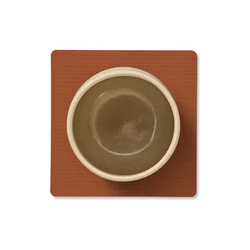 Corduroy coaster square - Rust - LIND DNA