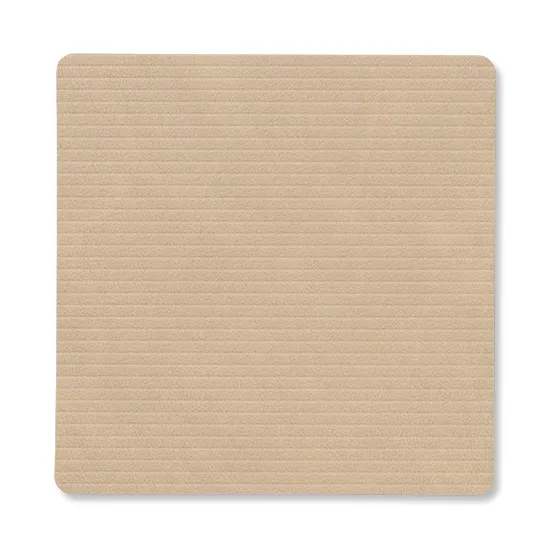 LIND DNA Corduroy coaster square Sand | Scandinavian Design | Coasters | Beige
