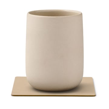 Corduroy coaster square - Sand - LIND DNA