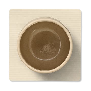 Corduroy coaster square - Vanilla - LIND DNA