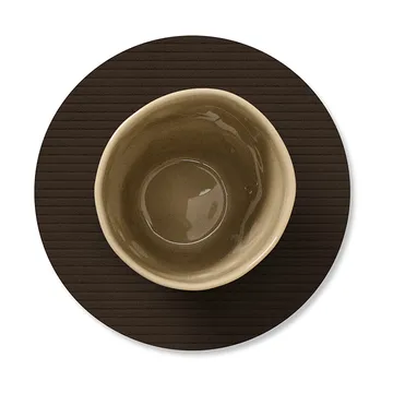 Corduroy coasters - Hazel, circle - LIND DNA