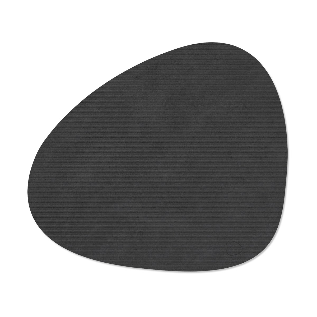 LIND DNA Corduroy placemat curve L Black