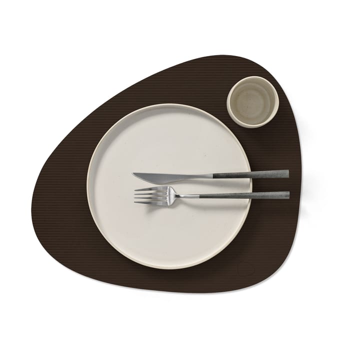 Corduroy placemat curve L, Hazel LIND DNA