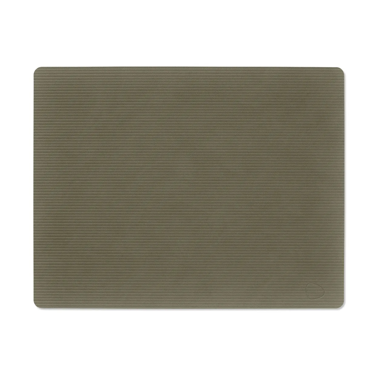 LIND DNA Corduroy placemat square L Army Green | Scandinavian Design | Placemats | Green