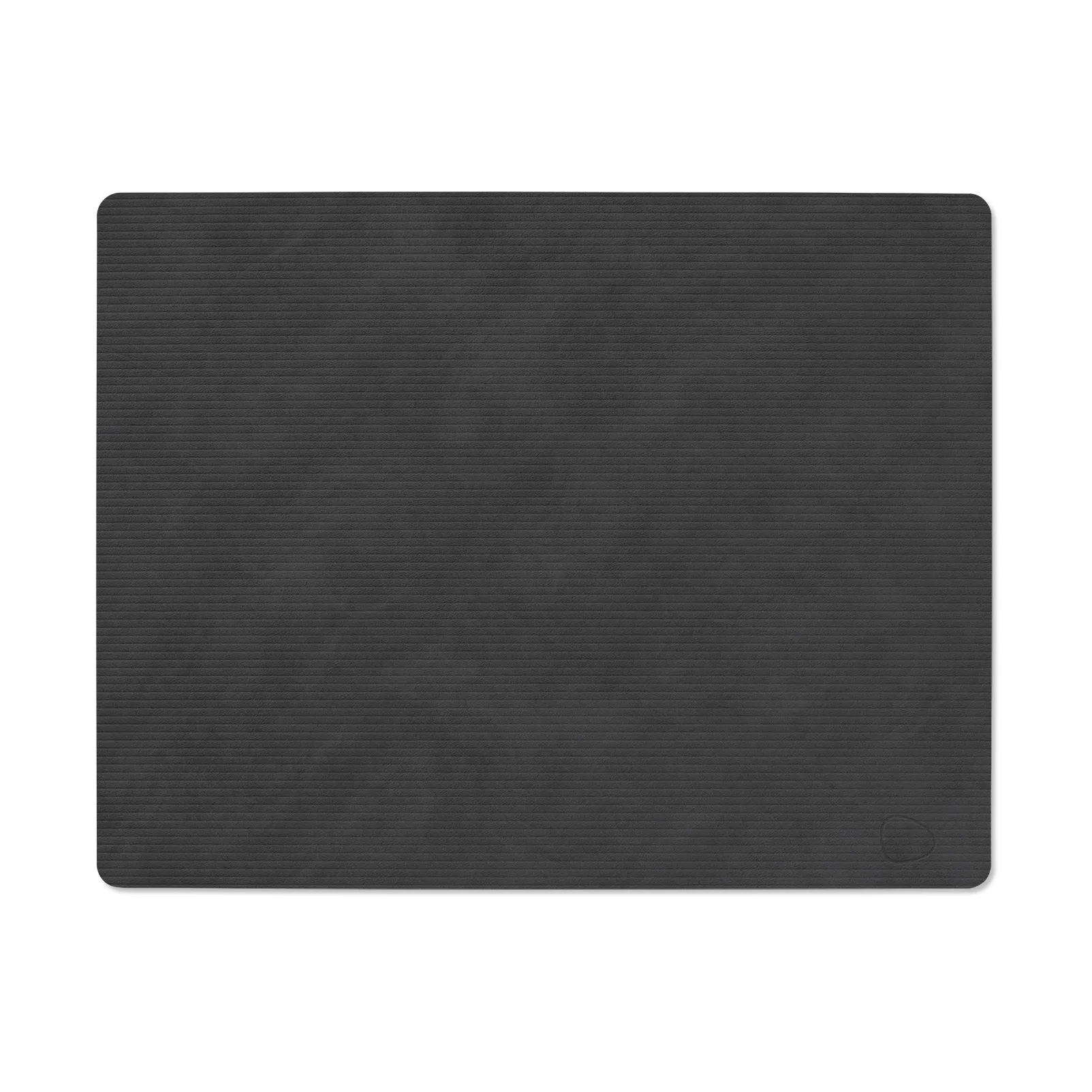 Corduroy placemat square L, Black LIND DNA