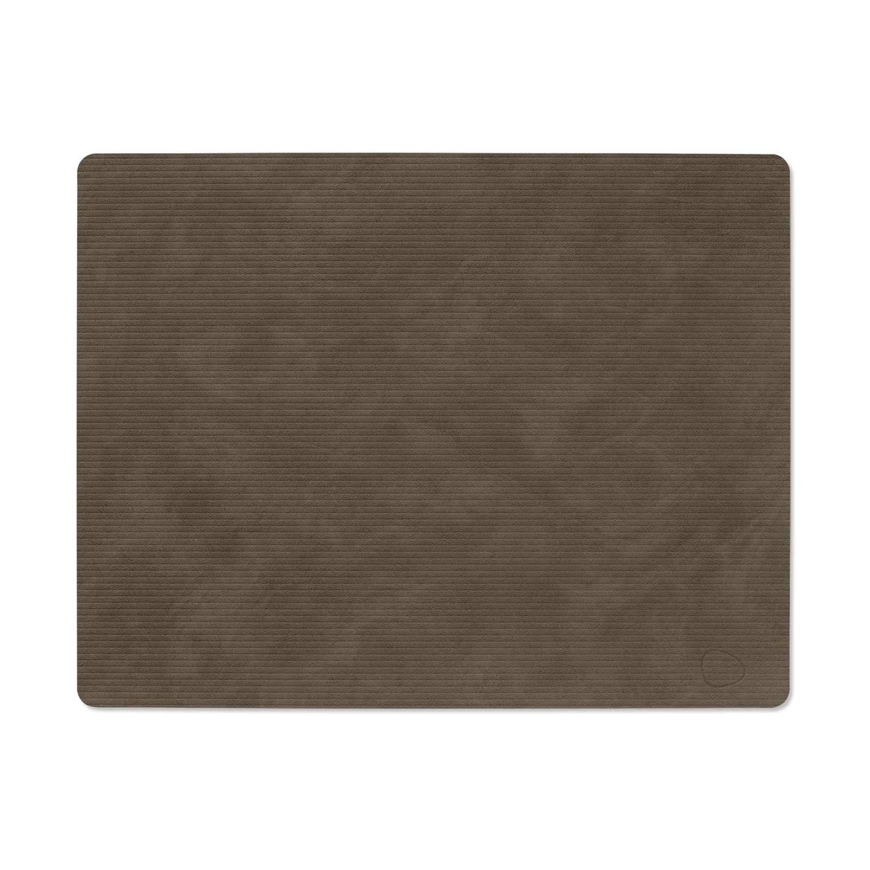 LIND DNA Corduroy placemat square L Caviar | Scandinavian Design | Placemats | Grey