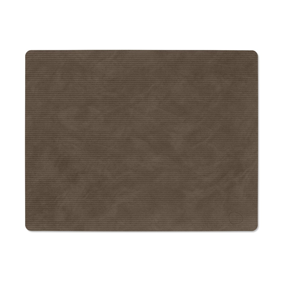 LIND DNA Corduroy placemat square L Caviar