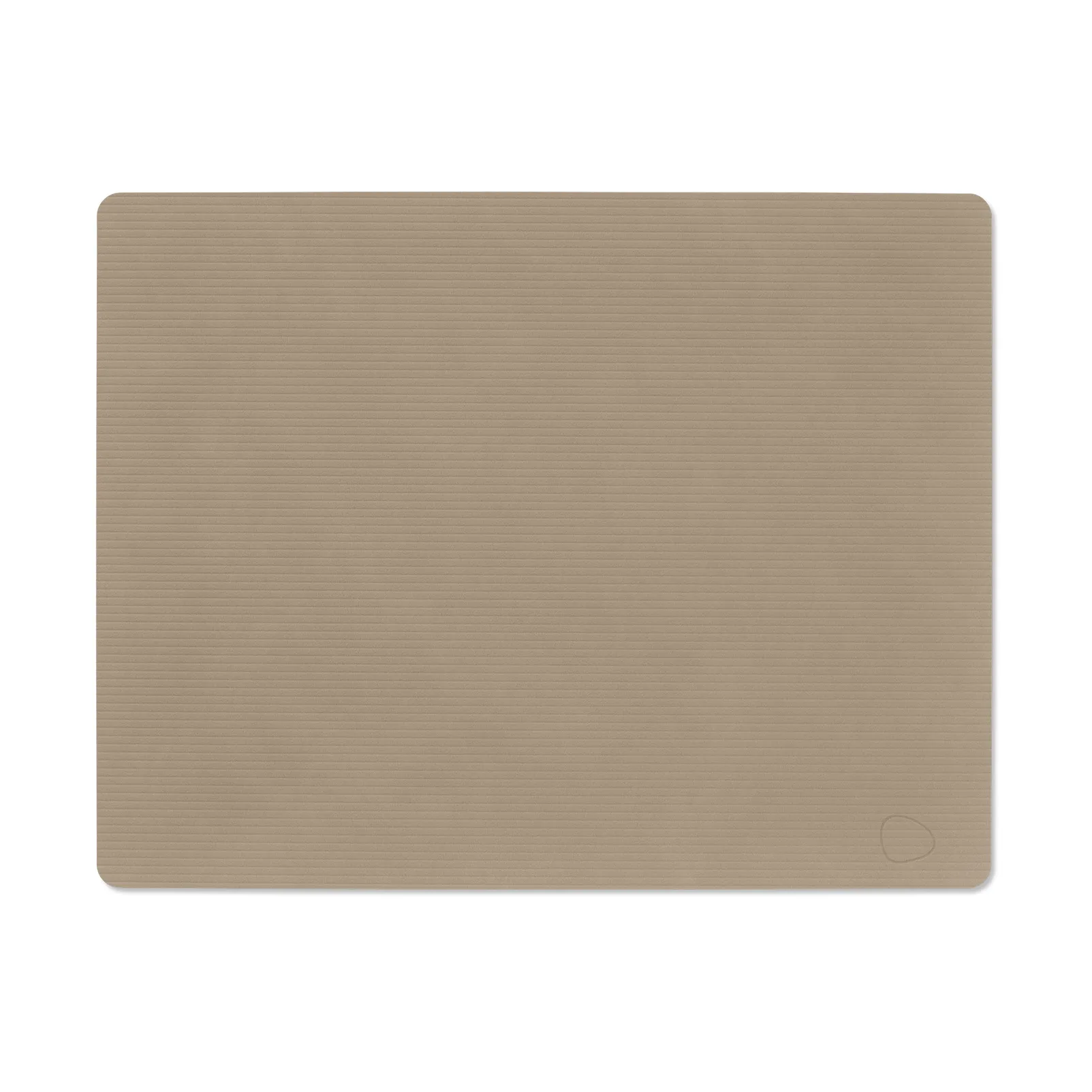 Corduroy placemat square L, Clay Brown LIND DNA