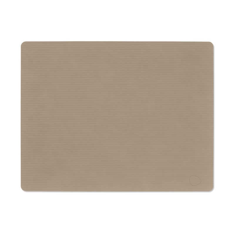 LIND DNA Corduroy placemat square L Clay Brown