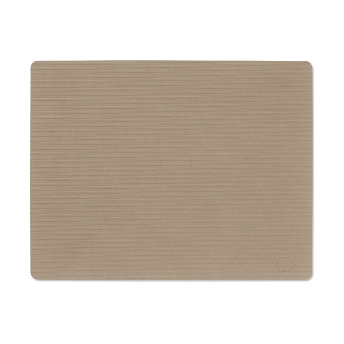 LIND DNA Corduroy placemat square L Clay Brown