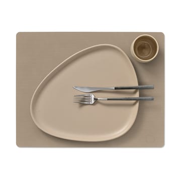Corduroy placemat square L - Clay Brown - LIND DNA