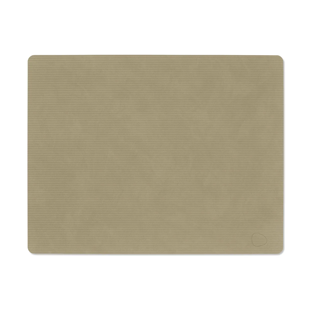 LIND DNA Corduroy placemat square L Herbal Dust | Scandinavian Design | Placemats | Green