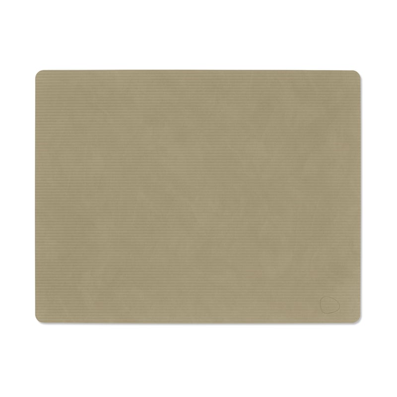 LIND DNA Corduroy placemat square L Herbal Dust