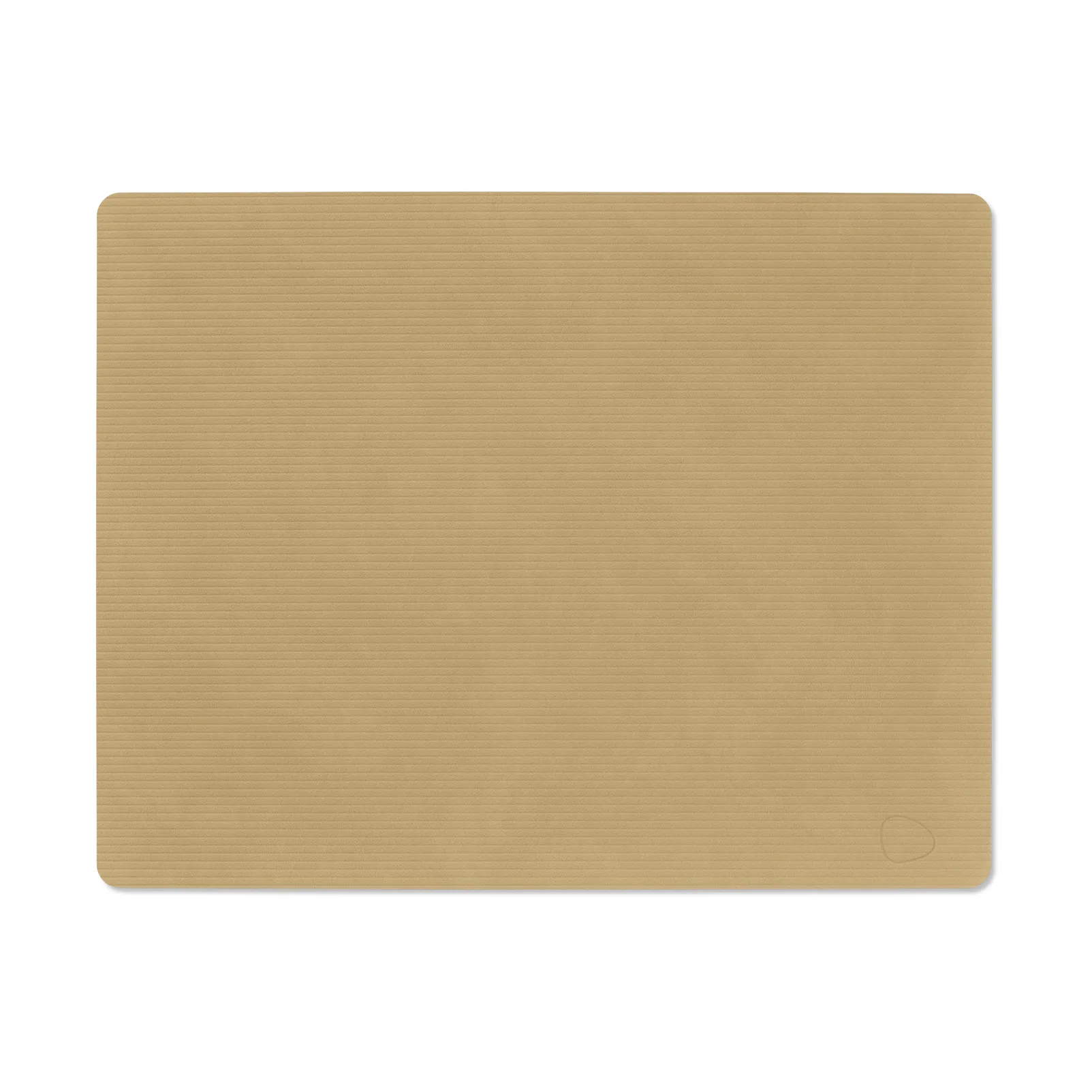 Corduroy placemat square L, Khaki LIND DNA