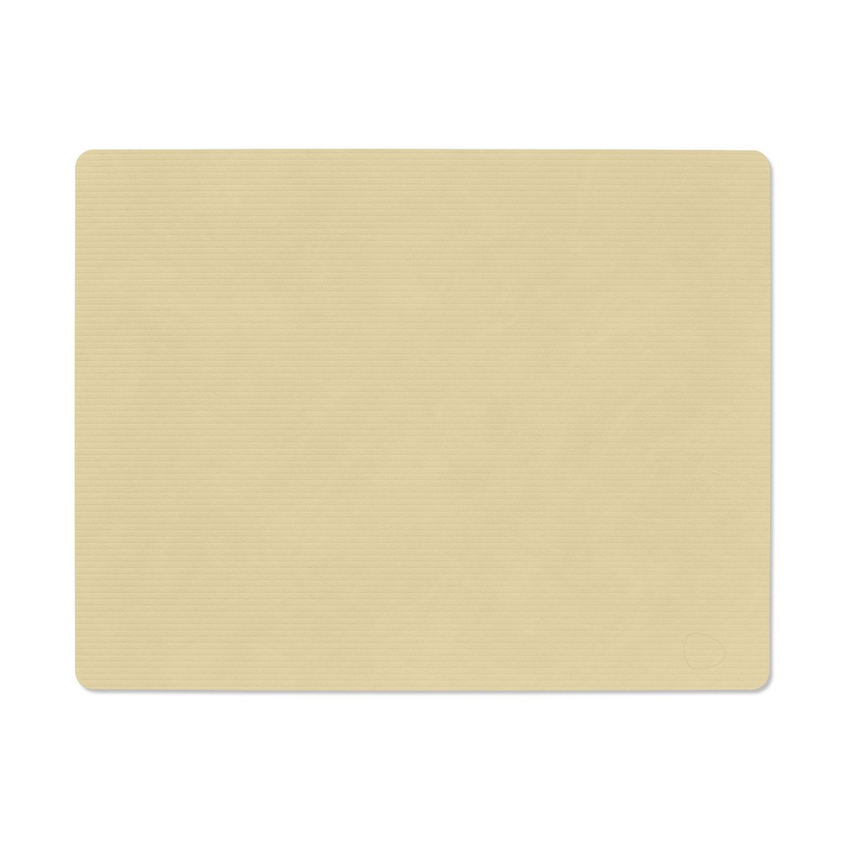 LIND DNA Corduroy placemat square L Lemon Sorbet | Scandinavian Design | Placemats | Yellow