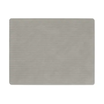 Corduroy placemat square L - Light Grey, 45x35 cm - LIND DNA