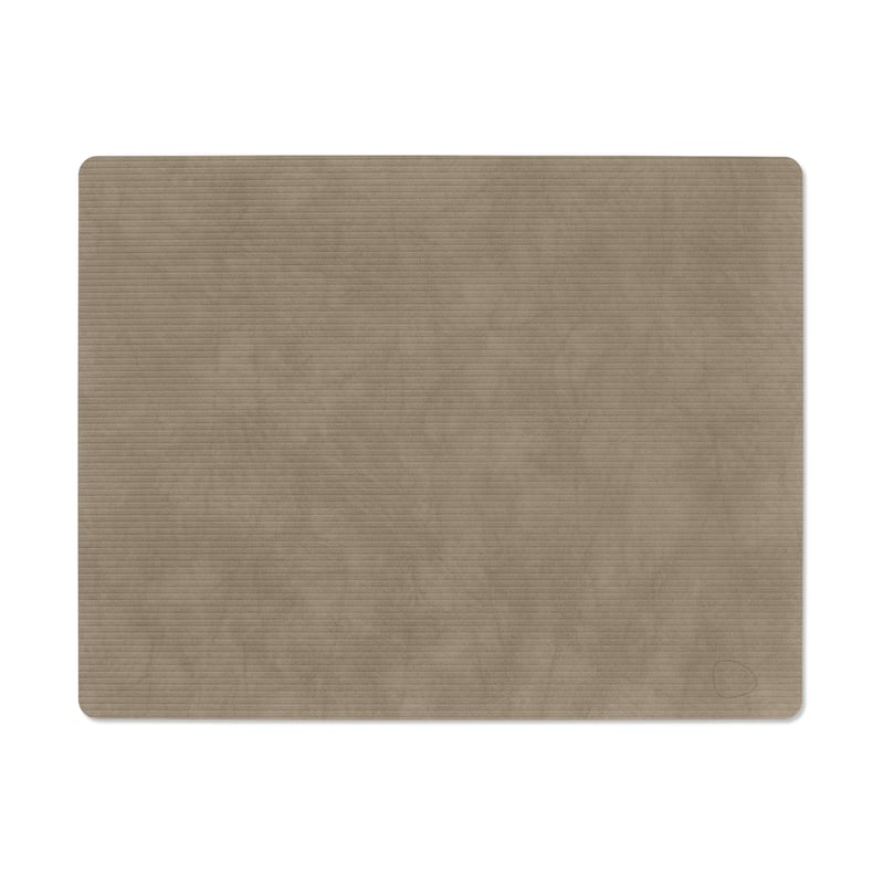LIND DNA Corduroy placemat square L Nomad Grey