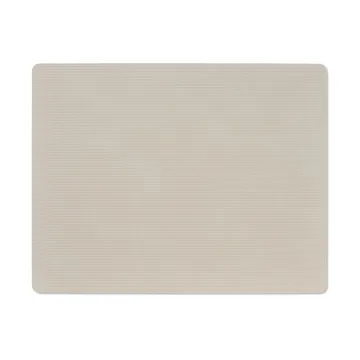 Corduroy placemat square L - Oyster White, 45x35 cm - LIND DNA