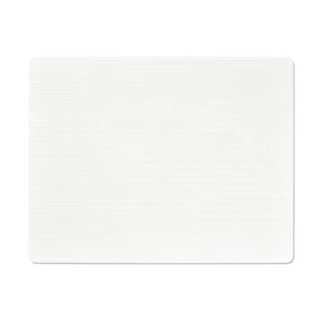 Corduroy placemat square L - Pure white - LIND DNA