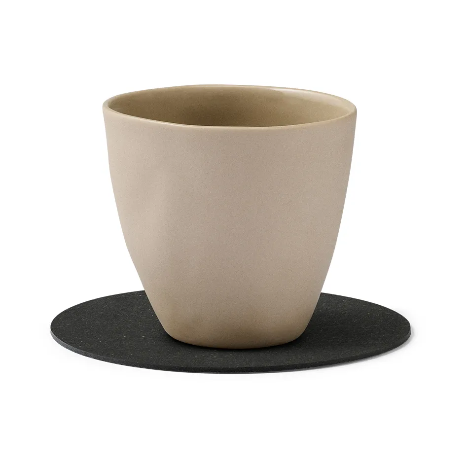 Core coaster circle, Flecked anthracite LIND DNA