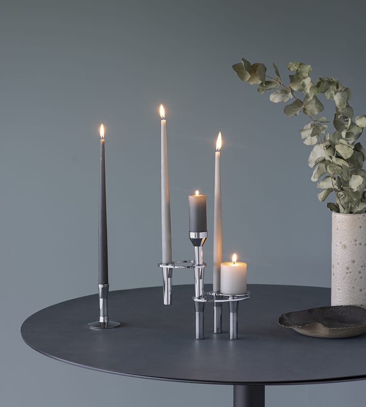 Curve Candlestick - Chrome, tray - LIND DNA