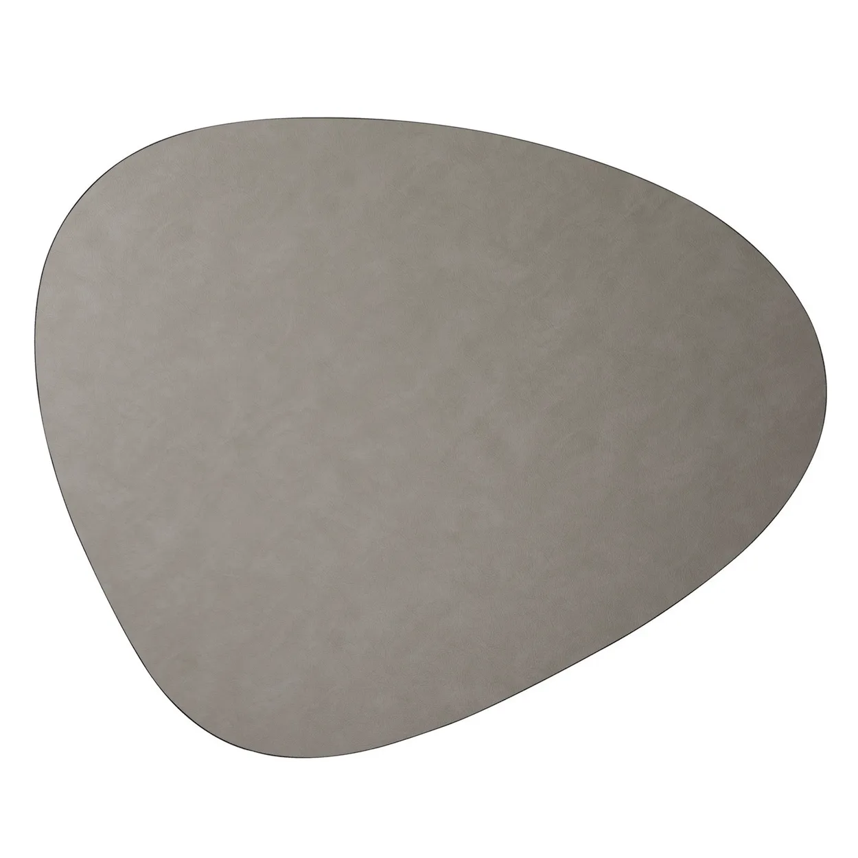 LIND DNA Curve Cloud leatherrug XXL Light grey | Scandinavian Design | Round rugs | Grey
