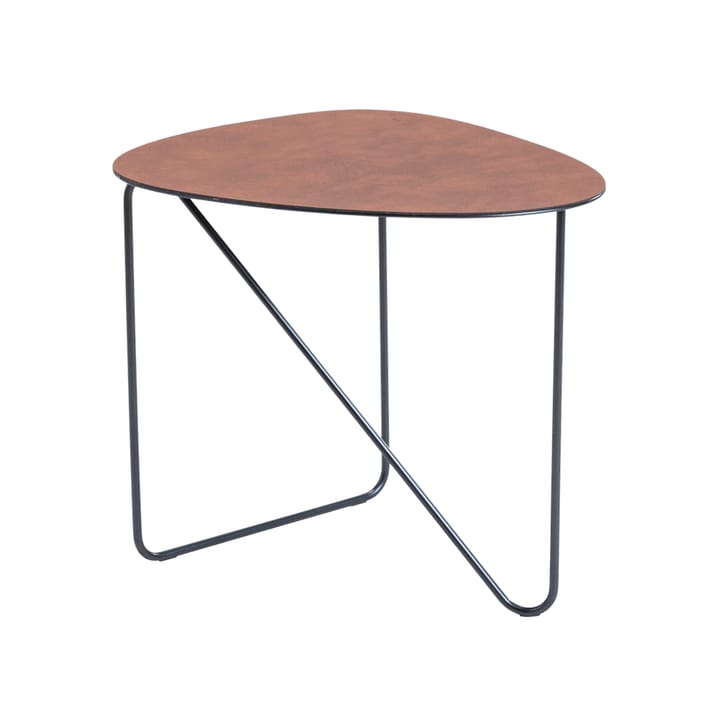 Curve Coffee table - Leather cognac, bull, l - LIND DNA