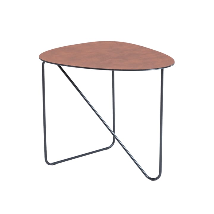 Curve Coffee table - Leather cognac, bull, m - LIND DNA