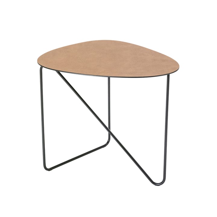 Curve Coffee table - Leather nature, hippo, m - LIND DNA