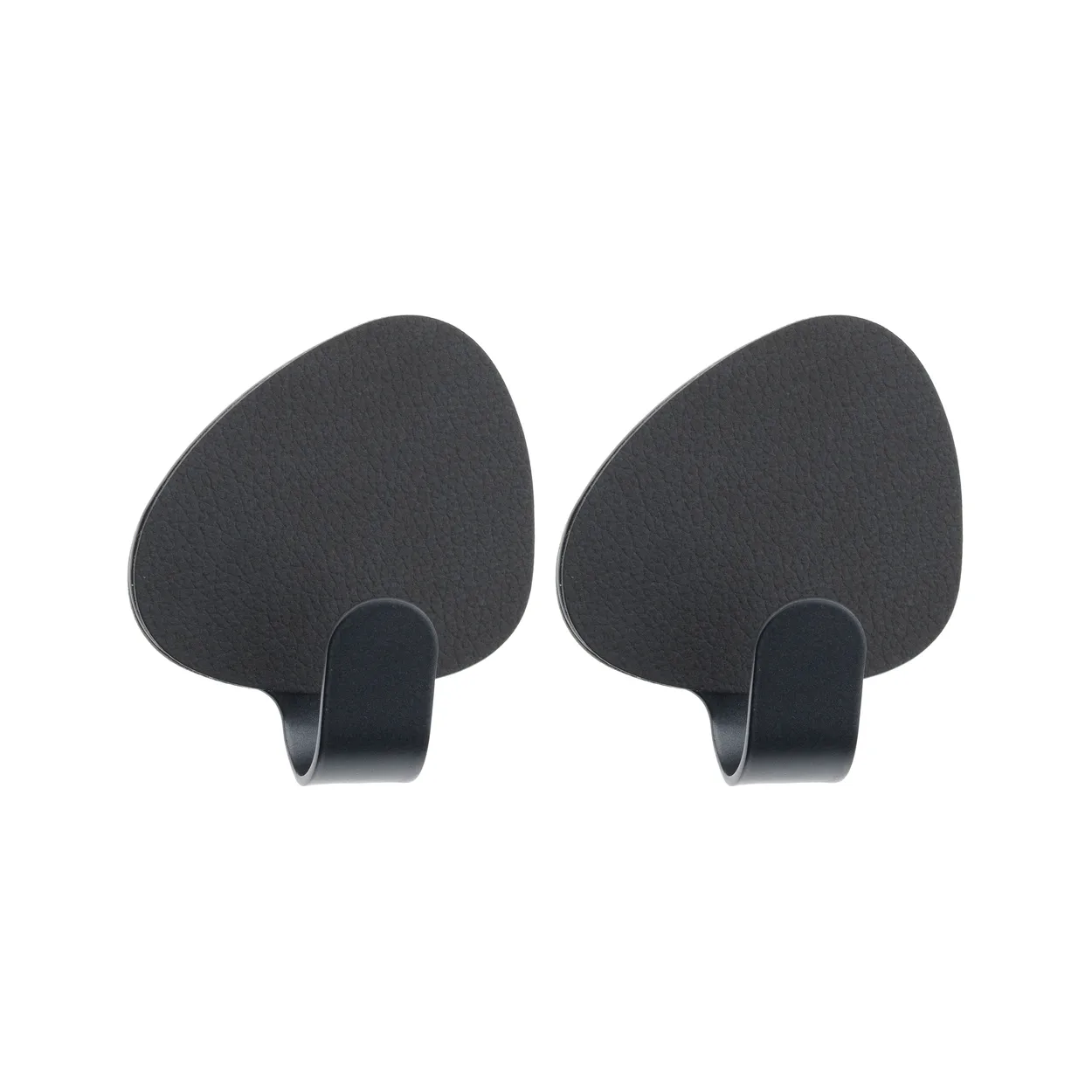 LIND DNA Curve Nupo hook M 2-pack black | Scandinavian Design | Clothes hooks & hangers | Black