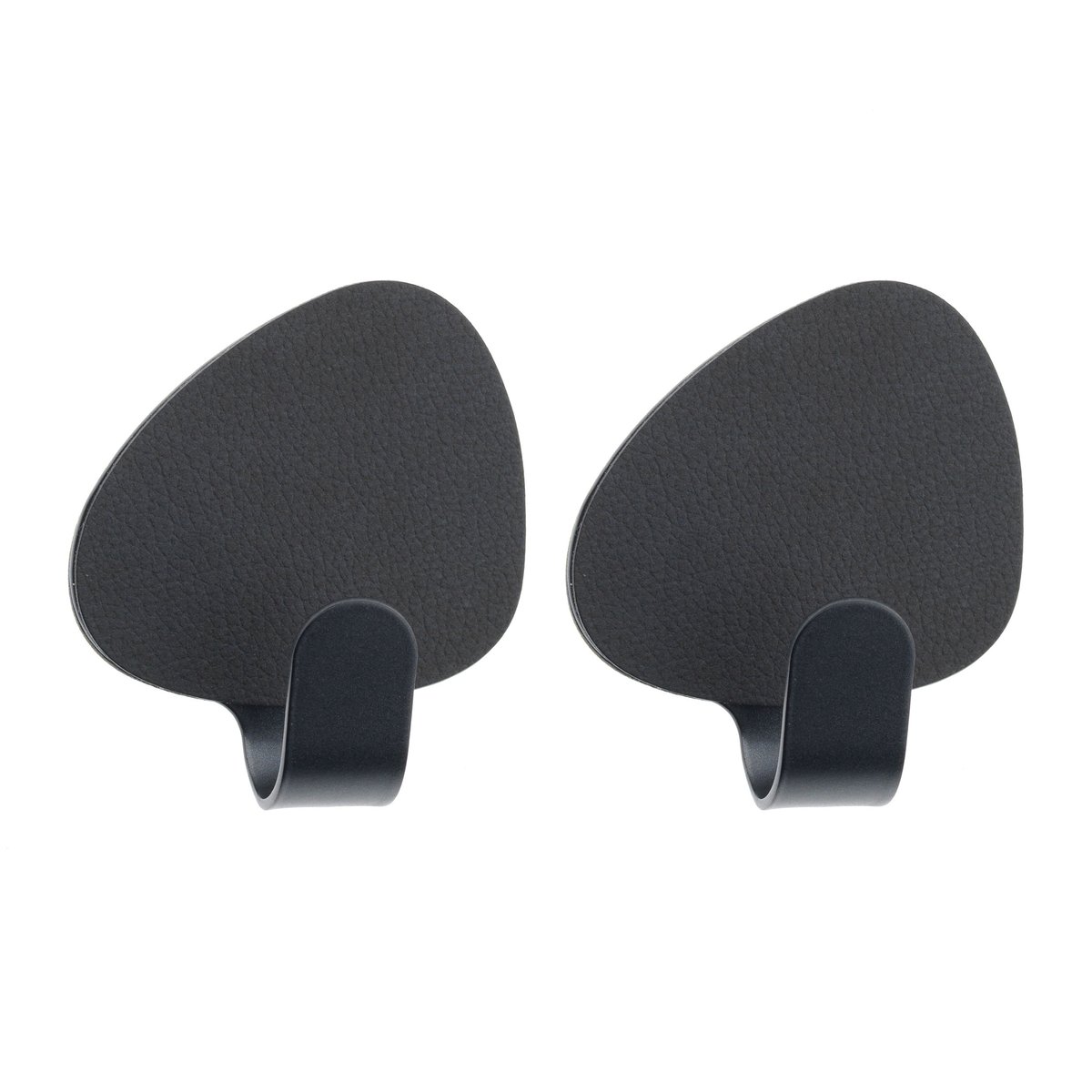 LIND DNA Curve Nupo hook S 2-pack black | Scandinavian Design | Clothes hooks & hangers | Black