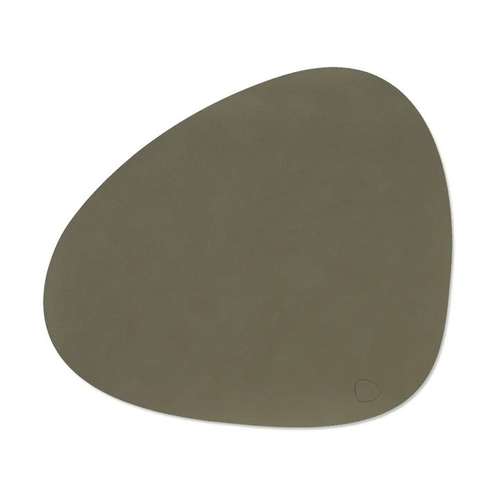 Curve Nupo placemat - Army green, 44x37 cm - LIND DNA